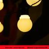 Waterproof Outdoor LED String Lights: Large Round Bulbs for Camping, Weddings, Holidays, and Decoration