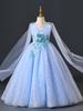 Girls' High-End Long Evening Dress for Banquets, Piano Performances & Catwalks