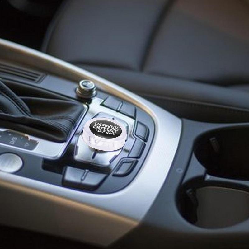 Socket Cover Socket Plug Cover Semi-Concealed Design Vehicle Accessory For Most Cars Trucks And Boats