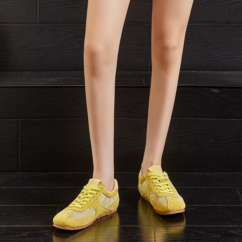 Women's Sneakers Mesh  Summer German Training Shoes for Women Large Size Flat Female Shoes