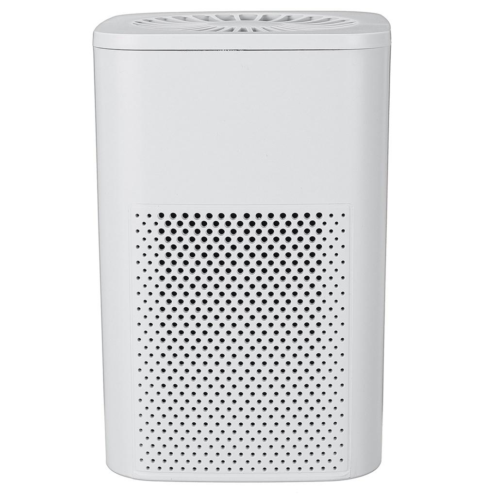 USB Mini Negative Ion Air Purifier Removes Peculiar Smell & Adsorbs Dust Purifies Air For Allergy And Sterilization White