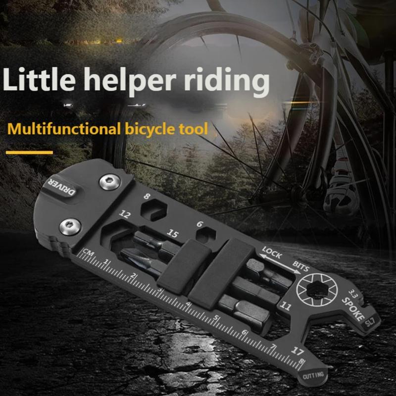 Cycling Repair Tool With Multiple Functions Bicycles Repair Tool Portable Spanner For Easy Handling And Durability