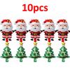 1-15pcs Christmas Balloons Aluminum Foil Xmas Tree Gingerbread Man Santa Balloon Kid Toys Xmas Birthday Party Holiday Decoration