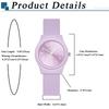 Waterproof Silicone Watch for Stylish Analog Display Quartz Watch Fashion Accessory Perfect Gift for or Day Cute, Women - Birthdays, Christmas,