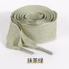2.5cm Wide Ruffled Fish-Tail Flounce Single-Layer Shoelace in Colorful Black and White Wavy Trim