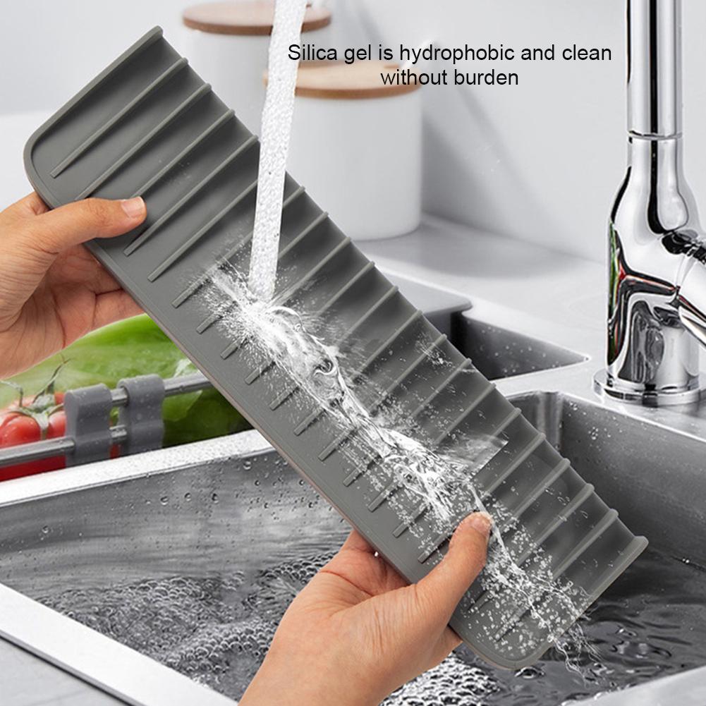 Silicone Flow Guide Drain Pad Slope Drain Pad Simple Bowl and Dish Drying Filter Pad Thermal Insulation Pad