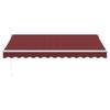 Manual Awning Burgundy Red 350 X 250 Cm