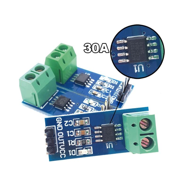 ACS712 5A 20A Rozsah 30A Modul snímače Hallova proudu pro Arduino ACS712-30A ACS712-20A