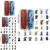 Wasser Feuer Drache Weihnachts-Adventskalender Mit Flachen Acryl-Ornamenten Für Feiertagsdekoration Und Zum Verschenken