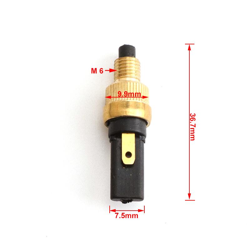 Universal 6mm Copper Motorcycle Brake Light Tail Light Front Rear Brake Clutch Switch Plug For Honda Yamaha