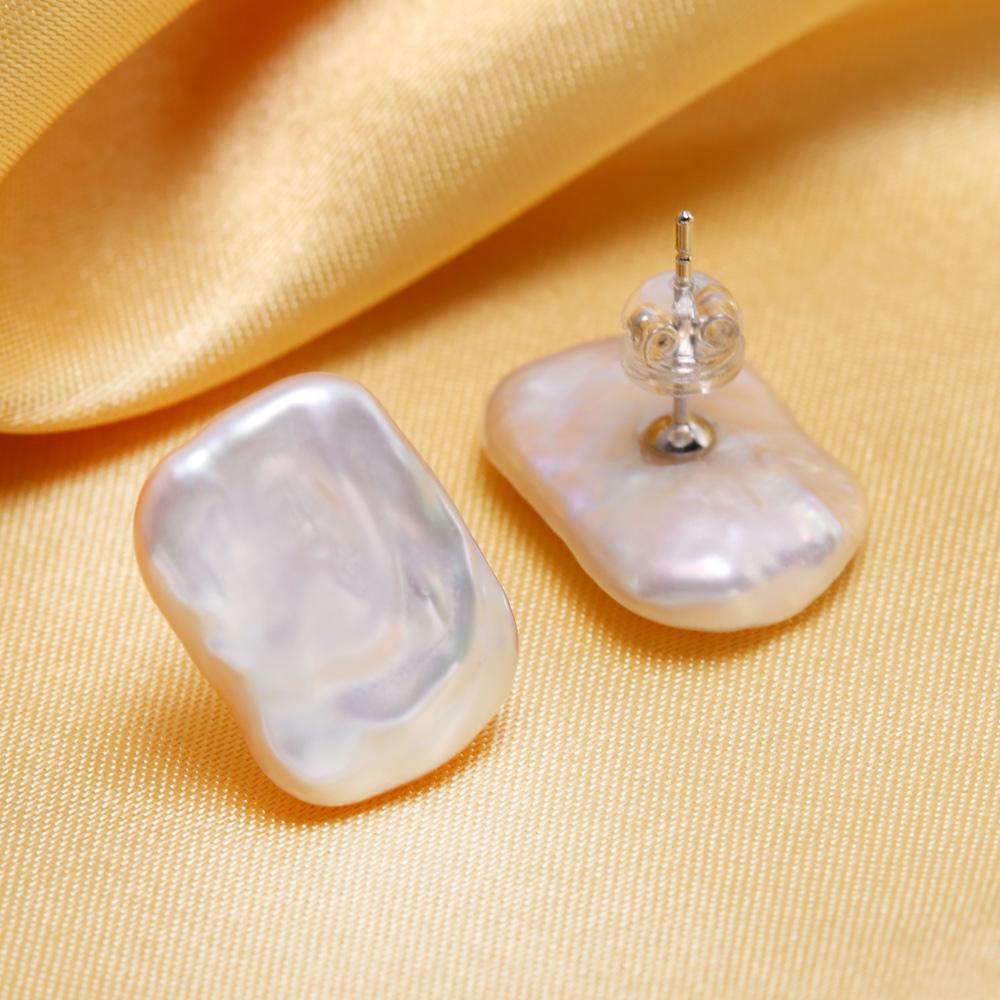 

Серьги SENIKO с натуральным пресноводным большим жемчугом в стиле барокко, модные серьги-капли с жемчугом для женщин, вечерние украшения D