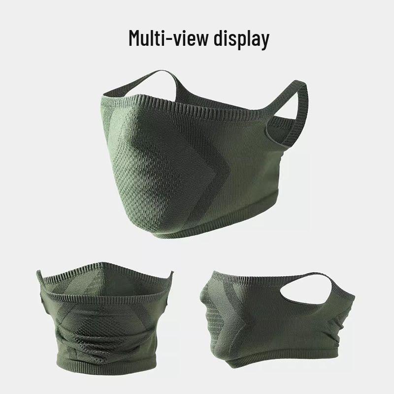 Men's Windproof Breathable Face & Neck Gaiter: Cold Protection for Autumn/Winter, Cycling, Outdoor Sports with Ear Loops
