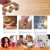 Wooden Fascia Roller For Deep Tissue Muscle Relief Handheld Massage Tool For Sore Body Therapy