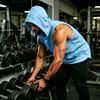 Men's Sleeveless Hoodie Muscle Fit Gym Tank Top Breathable Quick Dry Workout Vest for Fitness Training