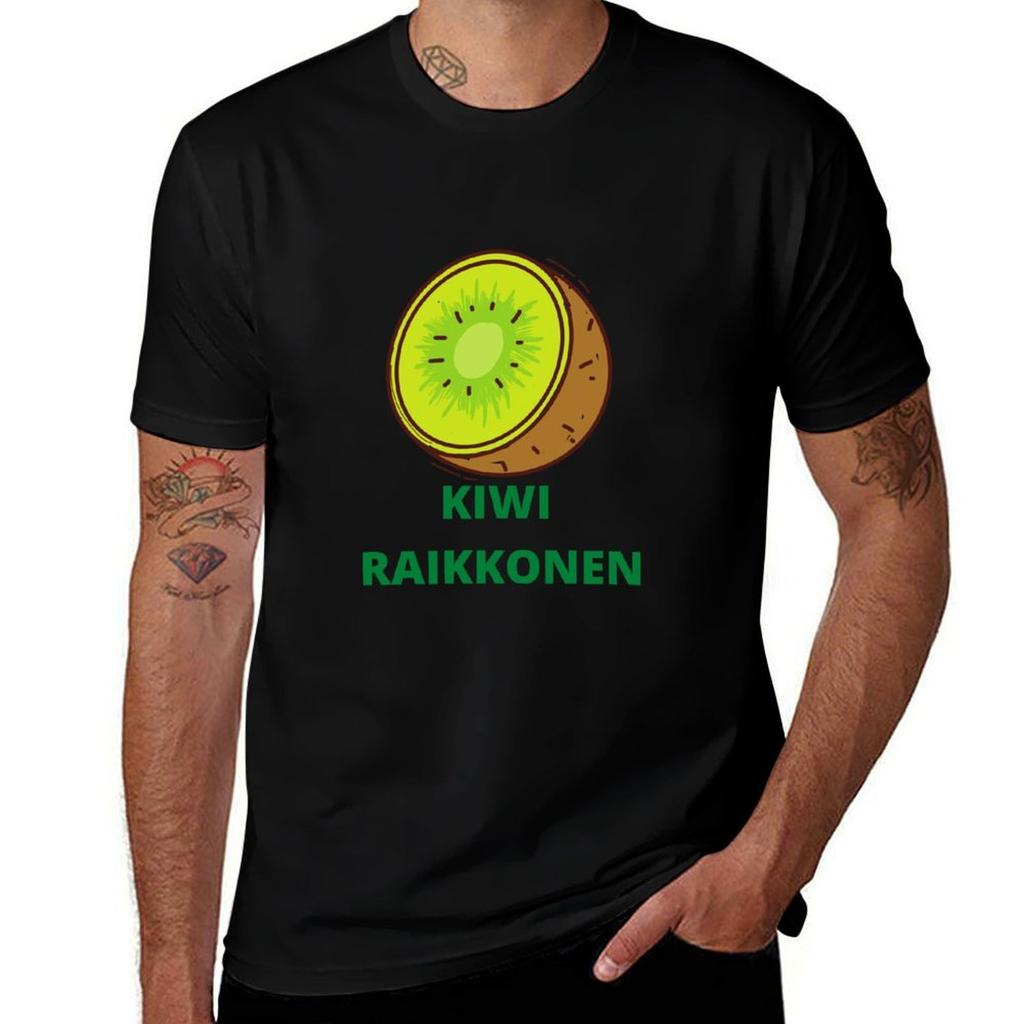 Kiwi Raikkonen T-Shirt Anime T-Shirt Herren T-Shirts für Männer T-Shirt