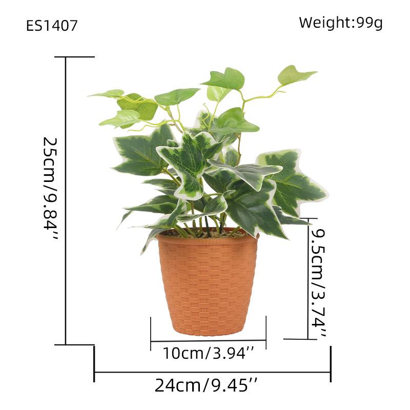 

Имитация зеленого растения в горшке, имитация плетеного пластикового горшка, имитация листа сладкого картофеля, комнатное растение, украшение для дома, декоративное растение для супермаркета
