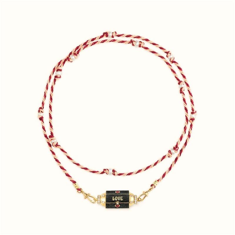 Bunte Tarotkarten-Halskette Design Stern Auge Anhänger Vergoldet Farberhaltung