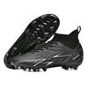 High-top football shoes men's and women's AG spikes artificial grass youth game training football shoes