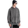 Feng Chen Wang Sweatshirts Men's Gray Hooded Moderate Plus Size FMF16HD04