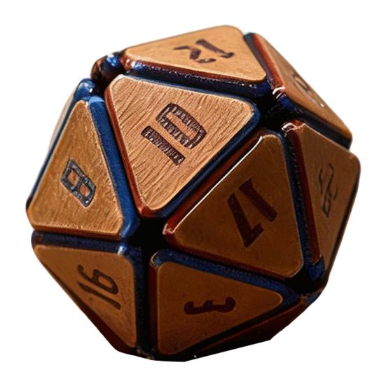 3D Printed D20 Dice Toy Stress Anxiety Relief Dice Fidget Toy Portable Travel Multi-side