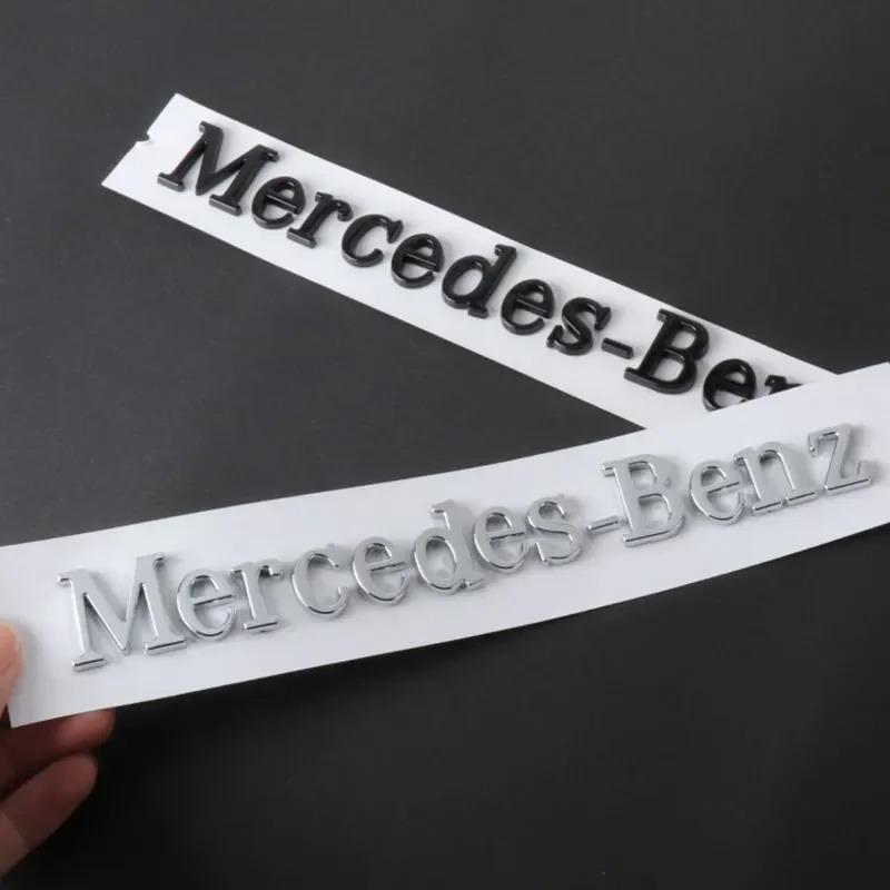 1pcs Car Badge Rear Trunk Body Sticker Emblem Decoration For Mercedes Benz AMG W108 W124 W126 W140 W205 W201 KQ9