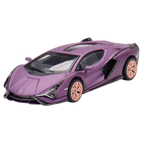 

TrueScale Miniatures MINI GT 1/64 Lamborghini Sin FKP 37 SE30 Матовый фиолетовый Левостороннее управление Эксклюзив для Гонконга Готовая модель