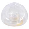 Inflatable Chair Comfortable Relaxing Transparent Ergonomic Space Saving PVC Blow Up Couch Chair Gold