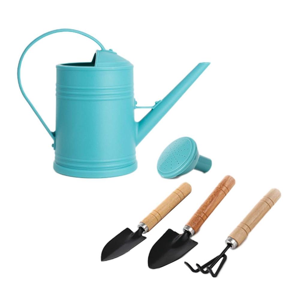 Watering Can Garden Tool Set Large Capacity 2L with Portable Handle Watering Pot for Courtyard Bonsai Yard Lawn Outdoor Plants