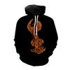 Fun Wild Animal Art Full Print Hoodie, Men Multiple Cute Animal Pattern Sweatshirt, Daily Wear Plus Size Long Sleeve Casual Hooded Top