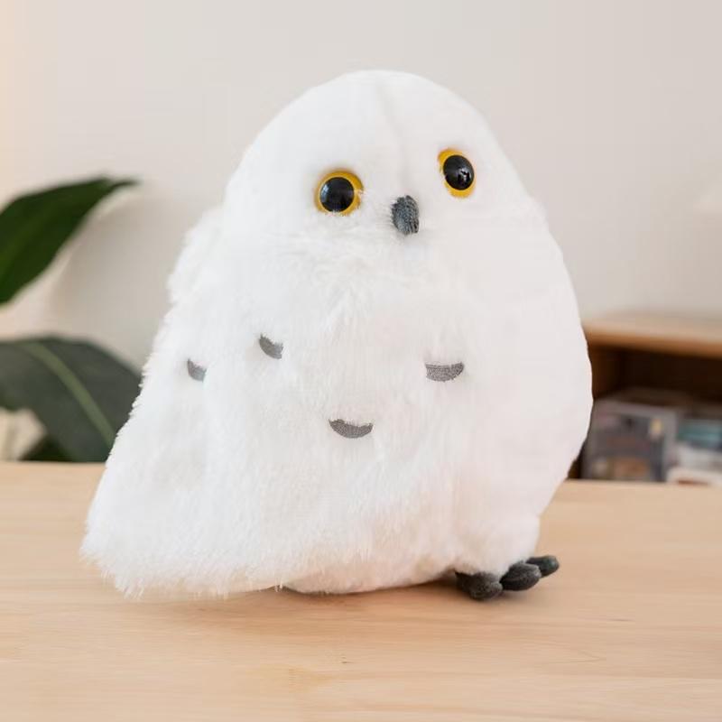 30/36cm Owl Doll Simulation Plush Toy Handmade Doll Cartoon Anime Cute Pillow Cushion Home Decoration Children's Birthday Gift D