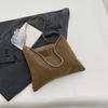 Vintage Suede Tote Bag For Women Autumn Winter New Large Capacity Commute Shoulder Crossbody Bags Fashion Trend Underarm Bags