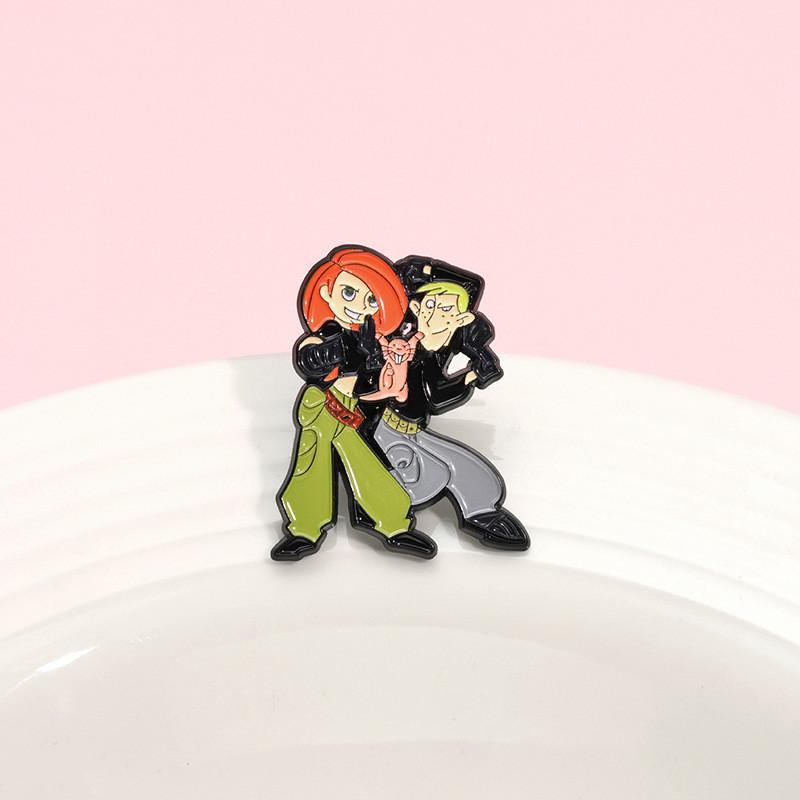 Character Cartoon Vibrant Brooch For Trendy Fashion Lovers Seeking Accessories Unique