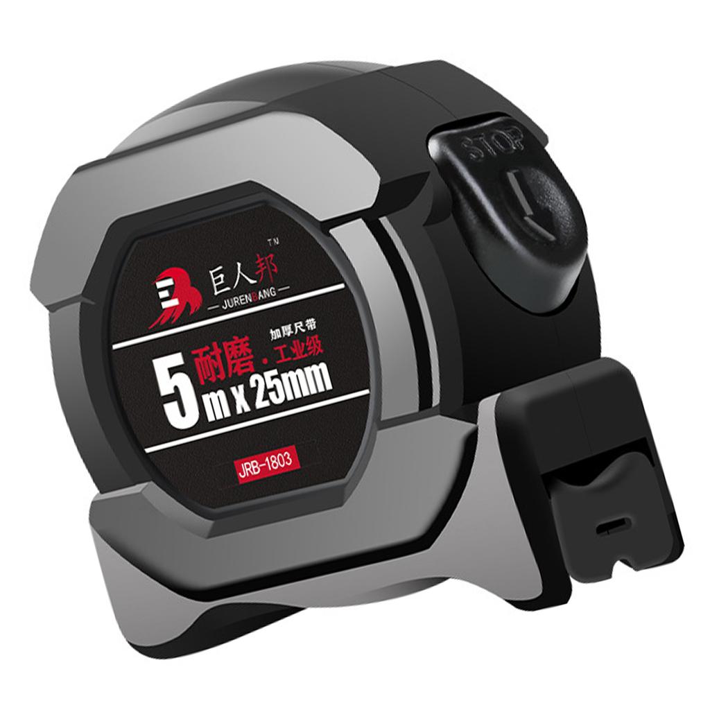 19mm/25mm Tape Measure 5m/16.4ft Fluorescent Green Measuring Tape with Self Lock and Back Clip Metric Ruler for Industry