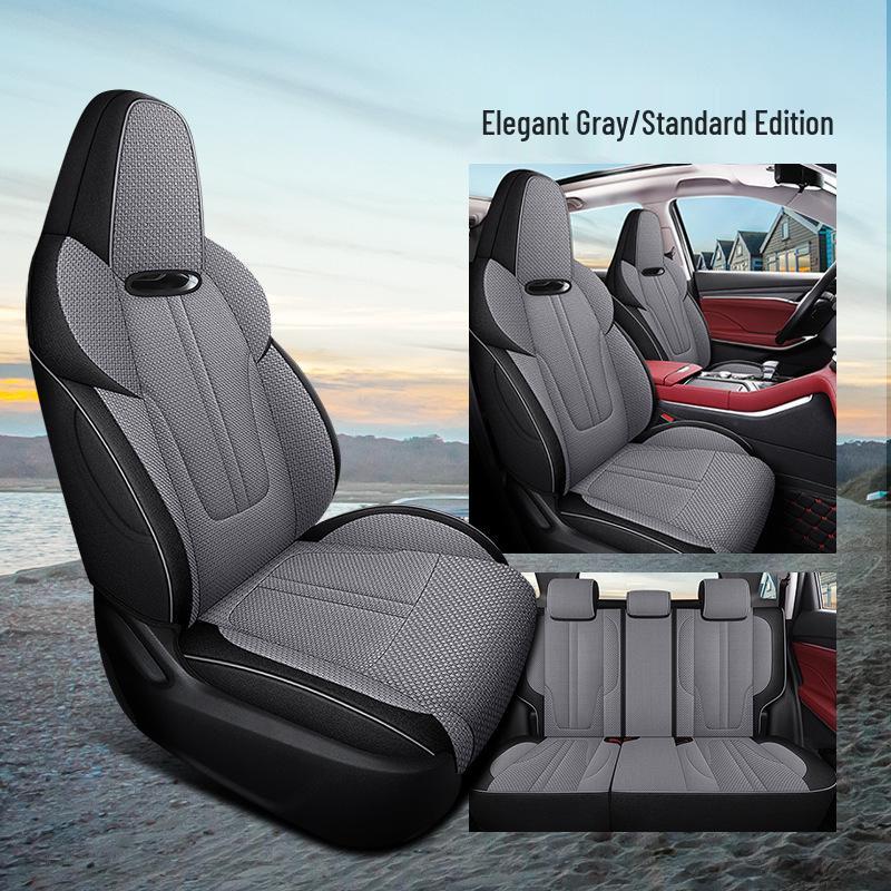 Changan CS55PLUS All-Season Linen Seat Cover for Five-Seat Car