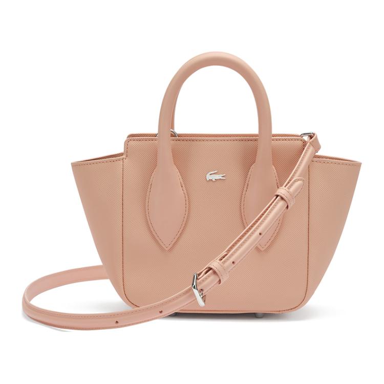 Lacoste Fashionable PVC Crossbody Shoulder Tote Bag Small Women bags Pink NF4959DZ-Q55 Pink 23370₽