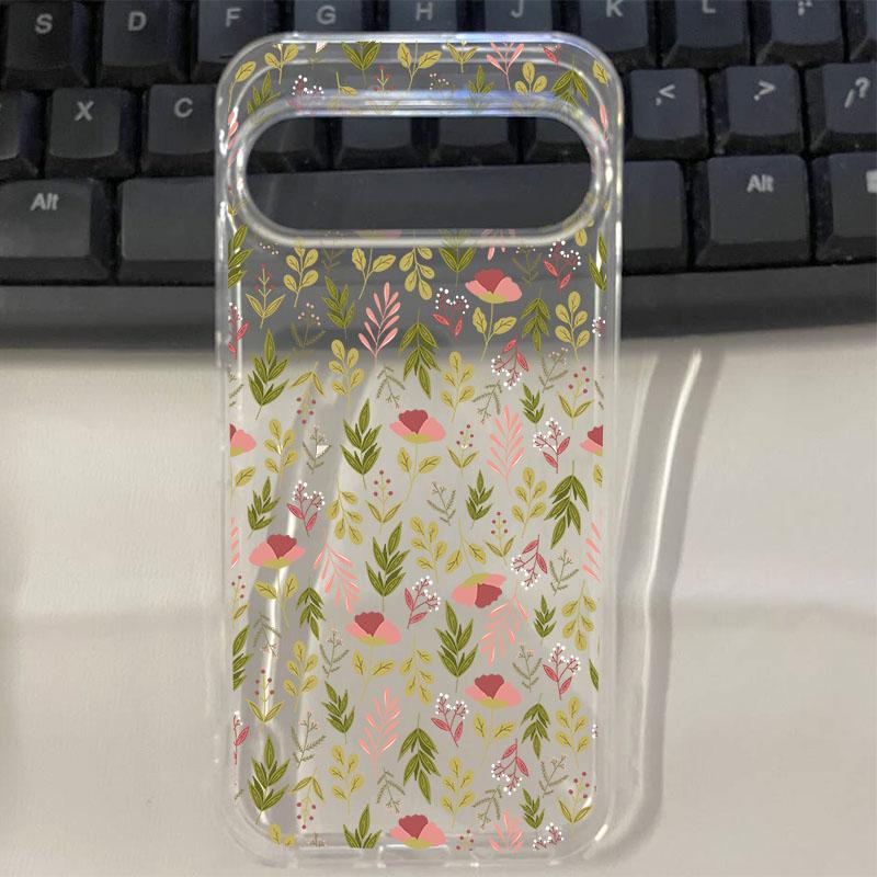 Oil Painting Daisy Flower Silicone Soft Phone Case for Google Pixel 10 9 Pro XL 8 7 6 Pro 9a 8a 7a Clear Ultra-thin Back Cover