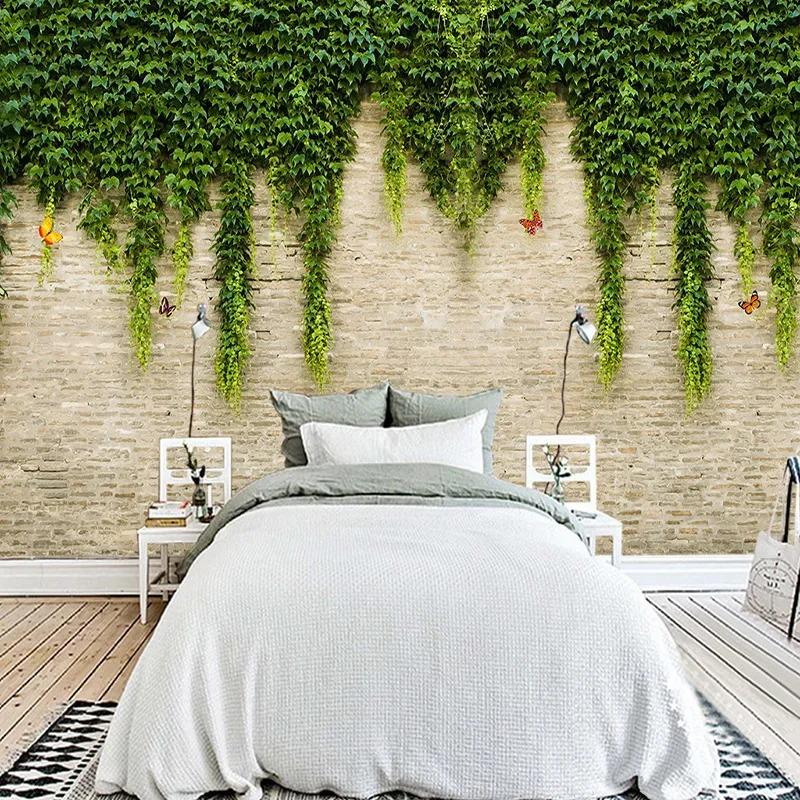 Photo Wallpaper 3d Stereo Leaf Pattern Wall Mural Modern Simple Living Room Tv Sofa Bedroom Home Decor Mural