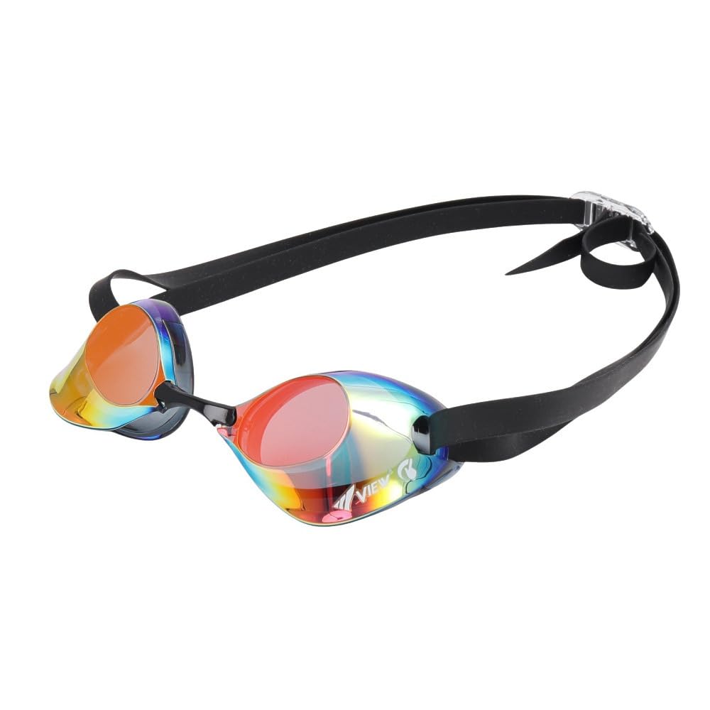 

Очки для плавания View Blade Mirror Swipe V121ESAM SKSHD x (Черный Красный/FF/Мужской, Женский)