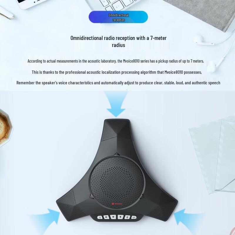 Meeteasy Mvoice 8010 USB Conference Speakerphone (CN Version)