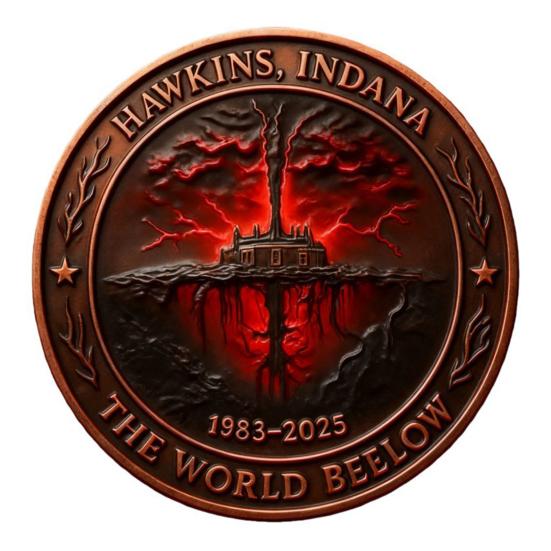 

Якщо Ворота Відчиняться Пам ятна Металева Монета Виклик 1983-2025 Колекційний Сувенір На Пам ять для Шанувальників Телешоу 1pc