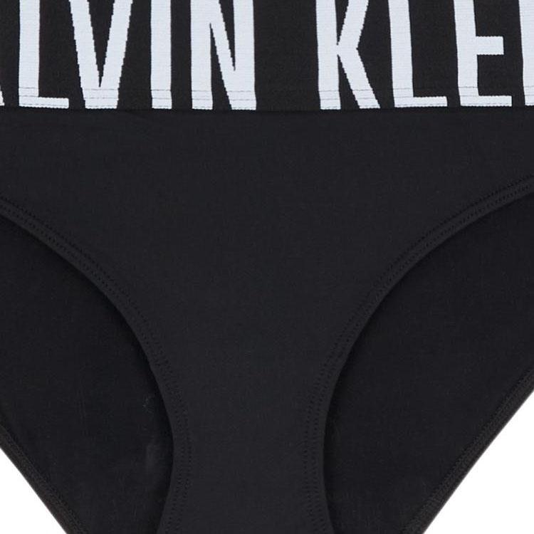 Calvin Klein Storm Gravity Comfortable Minimalist Low Rise Cool Feel Underwear Women Underwear Black QF7792AD-UB1