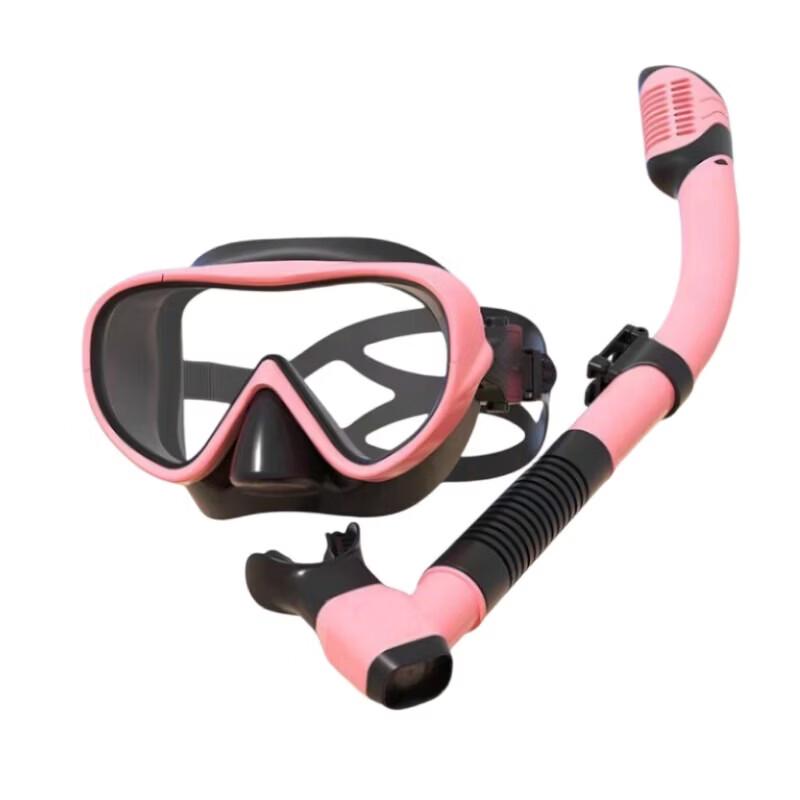PULIAN Dry Type Full Face Diving Mask with Snorkel Set