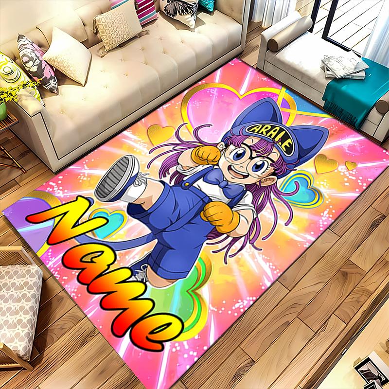 Custom personalization Arale Norimaki Area Rug - Perfect For Kitchen, Bathroom,Laundry Room Decor Large Size Available,Gift All Seasons