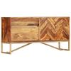 Sideboard 118x30x60 Cm Solid Acacia Wood