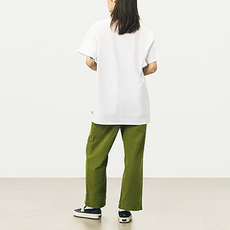 Vans 3D Pocket Printed Casual Sports Short Sleeve T-Shirt Women Tops White VN0A5F1YWHT