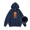 2024 Fall/Winter Korean Women's Plus Velvet Hooded Loose Long Sleeve Fashion Hoodie Jacket