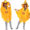 Angenster Halloween Ghost Cosplay Kids Pumpkin Costume, 4-Piece Set for Boys and Girls, Cute Pumpkin Costume for Kids, Events, Parties, Recitals,