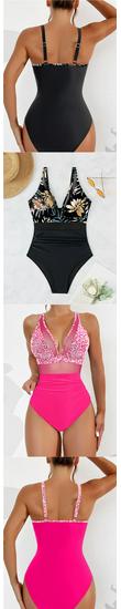2025 European & American Backless Mesh Bikini Swimsuit