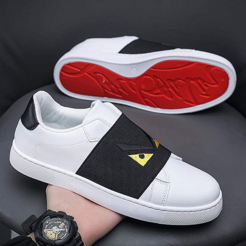 Sneakers Casual Men Designer Rivet Bling Punk Board Shoes Fashion Microfiber Leather Fabric Height Increased Flat Platform Shoes