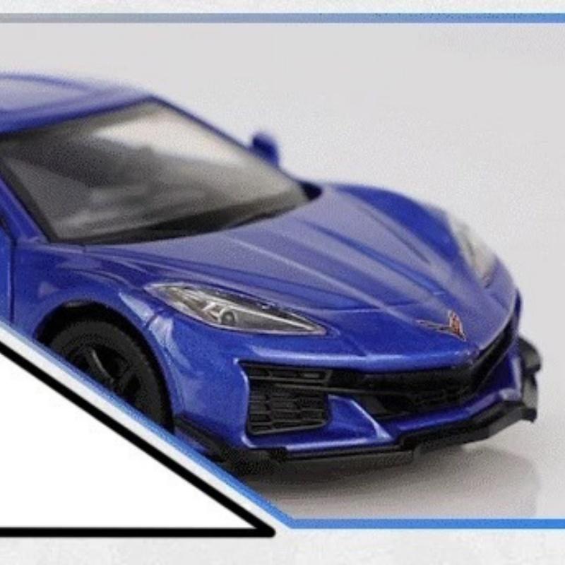 1/32 Chevrolet Corvette Z06 Supercar Alloy Model Car Toy Diecasts Casting Sound and Light Car Toys for Children Vehicle